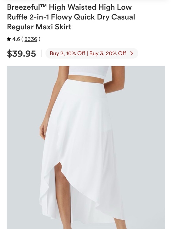 HALARA Dresses & Skirts - HALARA White Asymmetrical Draped Skirt